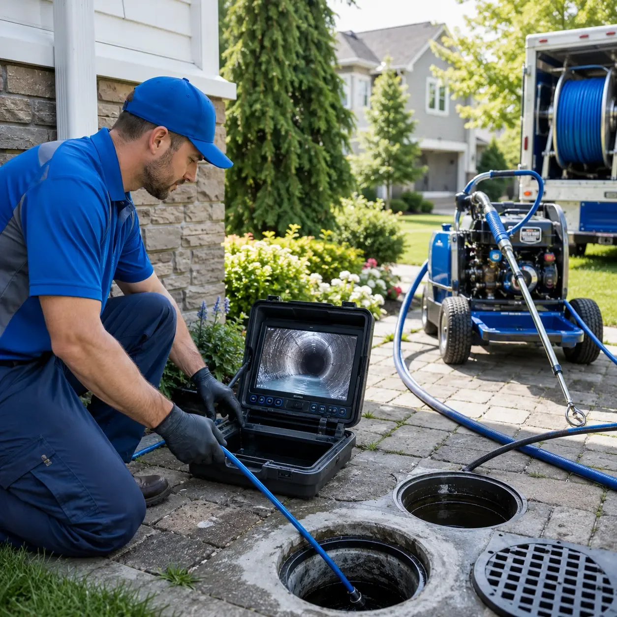 Outdoor drain cleaning professionals serving Elmo, UT